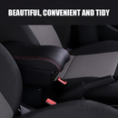 Suzuki Swift 2005-2021 Center Central Storage Car Console Seat Armrest Box Durable ABS Armrest Box Replacement Double Layer Black With USB Cable