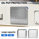 Diesel Tank Cover Silver Gas Tank Bracket 2mm Thickness Aluminium Tank Mounting Holder Fit for 10L/15L Tank for Caravan Trailer Toolbox Left Right