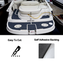 EVA Foam Boat Flooring Mat Faux Decking Teak Marine Mat Boat Carpet Sea Deck Flooring for Motorboat RV Yacht Kayak Surfboard 240cmx90cm Dark Grey