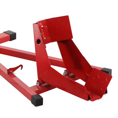 Heavy-Duty Motorcycle Motorbike Front Wheel Chock Lift Stand Vehicle Wheel Chock Clampsfor Trailer Transport 15