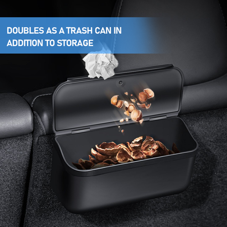 TPE Car Boot Organiser Australia | No-Sew Stitching Odourless Design | Reusable Velcro for Door/Center Console | Camping/Office Storage Box