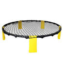 Portable Outdoor Spikeball Roundnet Game Set Team Beach Ball Game Bouncer Toy with Carrying Bag Net and 3 Balls Played Indoor Outdoor Lawn Beach Tailgating