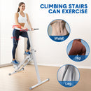 Foldable Stair Stepper for Home Gym Exercise Height Adjustable Vertical Climber Machine 150kg Loading Capacity with Digital Display for Full-Body Workout