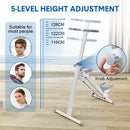Foldable Stair Stepper for Home Gym Exercise Height Adjustable Vertical Climber Machine 150kg Loading Capacity with Digital Display for Full-Body Workout