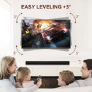Telescopic Swivel and Tilt TV Monitor Wall Mount Bracket Load up to 85kg Full Motion Long Arm Bracket Max 48.5cm Extension For Most 32-80 inch Flat TVs