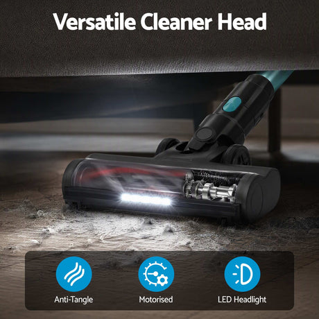 DEVANTI 30000Pa Cordless Stick Vacuum Cleaner 4-in-1 Handheld Vac, Green