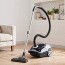 DEVANTI Bagged Vacuum Cleaner Powerful Suction for Carpet Wood Tile Floor