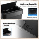 Artiss Rubbish Bin 50L Sensor Kitchen Automatic Motion Plastic Touchless Black