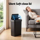 Artiss Rubbish Bin 50L Sensor Kitchen Automatic Motion Plastic Touchless Black
