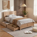 Artiss King Single Size Bed Frame with 2 Drawers Bedroom Furniture