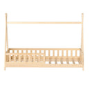 Artiss Bed Frame Wooden Kids House Frames Oak PUAH