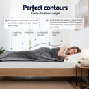 Giselle 6.8KG Weighted Blanket Adults Kid Anti Anxiety Gravity Blankets Sherpa Fleece