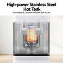Devanti 2 Taps Water Cooler Dispenser Bottom Loading Dispenser Chiller Filter Purifier