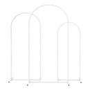 Wedding Arch Backdrop Stand Set of 3 Metal Wedding Arched Frame White, Easy to Assemble, Stable Balloon Arch Standfor Wedding, Baby Shower, Party Decoration