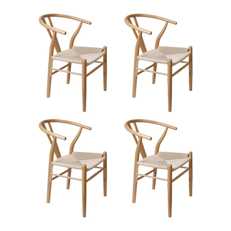 Levede 4x Dining Chairs Wooden Hans-2018816923311149056