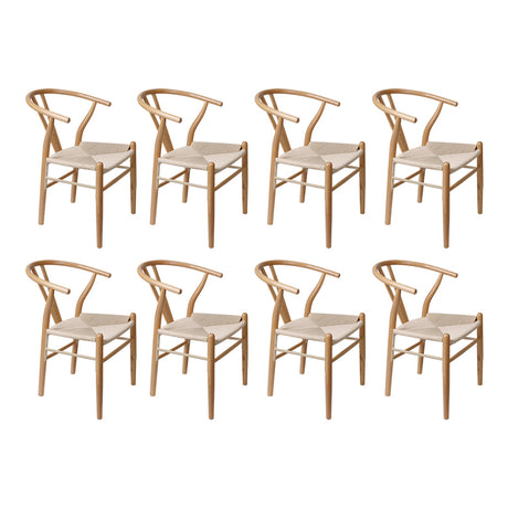 Levede 6x Dining Chairs Wooden Hans-2018816941006917632