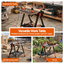 Giantz Portable Folding Work Table 454kg Adjustable Workbench