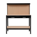 Giantz Workbench with Pegboard and Ultra-Wide 120cm Work Table for Garage DIY, 20 Hooks