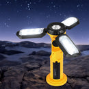 Giantz Work Light Rechargeable USB Cordless LED Lamp 90°Rotation Hook Folding
