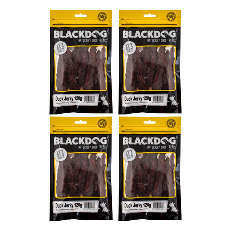 Blackdog Dog Treats Duck Jerkey 120g x4-2006732774580555776
