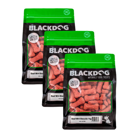 Blackdog Mini Beef Biscuits 1kg x 3pk-2006732753978134529