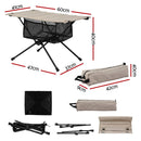 Weisshorn Folding Camping Table Portable Picnic Desk Camp Furniture