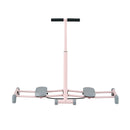 Everfit Foldable Ski Exercise Machine Leg Thigh Trainer Home Fitness Cardio Pink