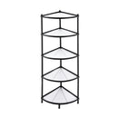 Artiss 5-Tier Kitchen Corner Shelf Rack Stand Microwave Metal Storage Shelves