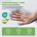 20cm King Reversible Gel Memory Foam Mattress BedStory Medium Soft & Firm
