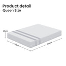 25cm Queen Reversible Gel Memory Foam Mattress BedStory Medium & Firm
