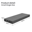 15cm Small Single BedStory 3-Fold Mattress Folding Foam Bed Washable Cover, 180x70cm