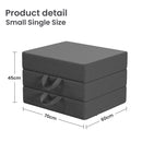 15cm Small Single BedStory 3-Fold Mattress Folding Foam Bed Washable Cover, 180x70cm