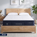 RoomSense Double 34cm Medium Soft Gel Mattress Bundle, Oatmeal Bed Frame