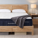 RoomSense Queen 34cm Medium Soft Gel Mattress Bundle, Oatmeal Bed Frame