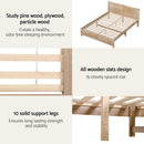 RoomSense Double 30cm Latex Mattress Medium Firm Bundle, Pine Bed Frame