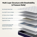 RoomSense Double 30cm Latex Mattress Medium Firm Bundle, Pine Bed Frame