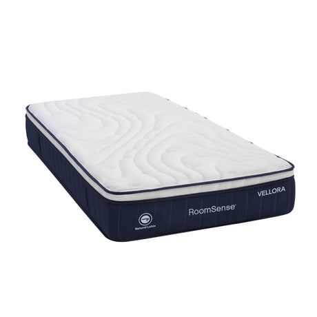 RoomSense Single Mattress , 30cm Medium Firm Hybrid Mattress with Latex Lumbar Support for Back Pain Relief , Pocket Spring Mattress Single Size in a Box