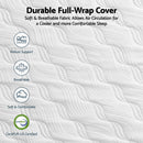 RoomSense Double Mattress, 26cm Orthopedic Firm Mattress for Back Pain Relief, Pocket Spring Hybrid Mattress Double Size for Home & Rental