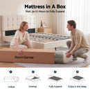 RoomSense Double Mattress, 26cm Orthopedic Firm Mattress for Back Pain Relief, Pocket Spring Hybrid Mattress Double Size for Home & Rental