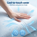 RoomSense Cooling Memory Foam Pillow Pillows 1 Pack, Anti-Flattening Bed Pillows for Hot Sleepers, Adjustable Shredded Gel Side Sleeper Pillow for Neck Support, Washable Cover, 72x50x15cm