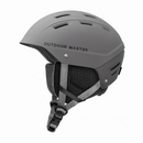 OutdoorMaster Kelvin II Ski Helmet - Snow Sport Helmet Snowboard Helmet for Men Women & Youth Grey M