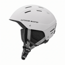 OutdoorMaster Kelvin II Ski Helmet - Snow Sport Helmet Snowboard Helmet for Men Women & Youth White L