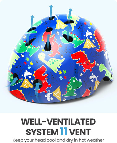 OutdoorMaster Youth & Kids Bike Helmet - Adjustable Multi-Sports Skateboard Helmet with Removable Liners for Balance Bike, Kids Scooter, One Wheel Hoverboard-Pink Flower-Small