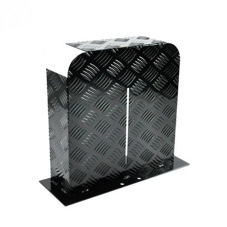 Alpen Outdoor Base 2mm Aluminum Diesel Heater Fuel Tank Cover, Heavy Duty Protective Guard for 10L 15L Tanks, Simple Installation, Double Side,Safe UV & Impact Shield, Ideal for Camping & RV
