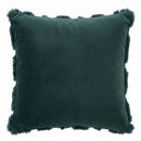 Jingle Jollys Christmas Tree Pillow Covers 2 Packs Cushion Covers Soft Faux Fur Jacquard Throw Pillow Covers 45 x 45cm Green