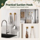 Jingle Jollys 2x Vacuum Suction Cup Christmas Wreath Hook Stainless Steel Heavy Duty 5kg