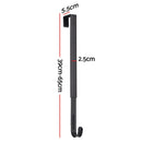 Jingle Jollys Christmas Wreath Hanger Metal Door Hook Height Adjustable