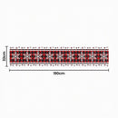 Jingle Jollys Christmas Table Runner Snowflake 190x32CM Dining Party Decor Linen