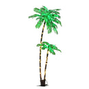 Jingle Jollys Christmas Tree 2.1m LED Lighted Xmas Palm Trees Party Decorations
