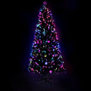 Jingle Jollys 2.1m Christmas Tree Optic Fibre LED Xmas tree Multi Colour